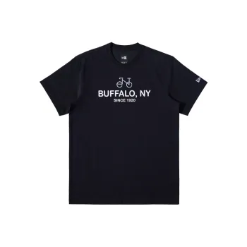 New Era Versatile Breathable Knitted Fabric Short Sleeved Loose Fit T Shirt Trendy Top Black Unisex