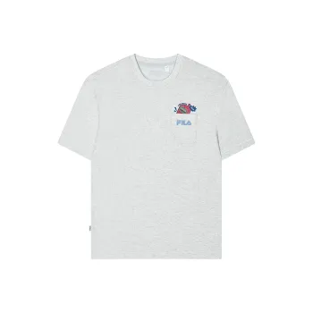 FILA T Shirt Men's Light Pastel Heather Gray