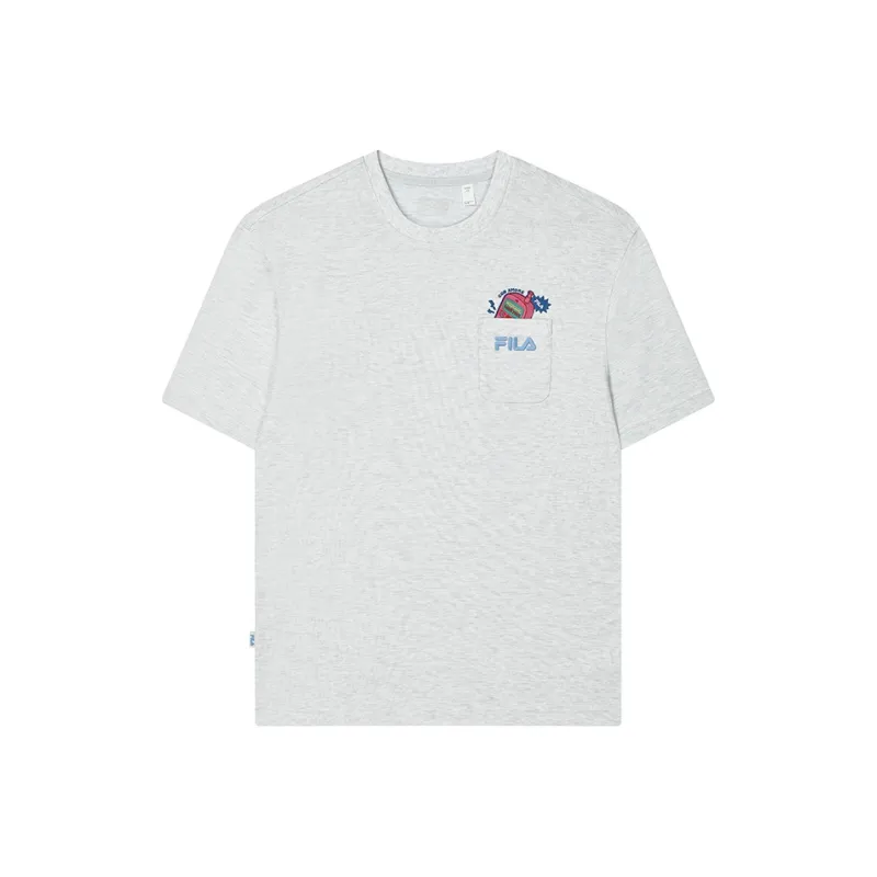 FILA T Shirt Men's Light Pastel Heather Gray-0