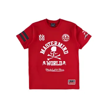 Mitchell & Ness x MASTERMIND WORLD FW24 T-Shirt Unisex Red
