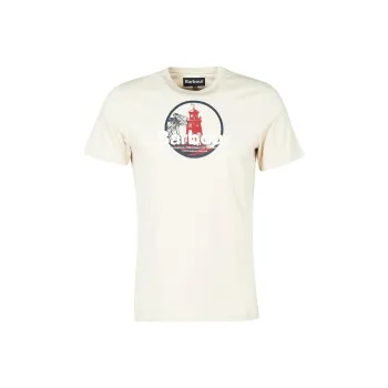 BARBOUR T Shirts Men Beige