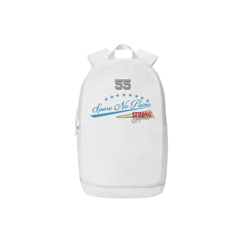 GLORY&CO Polyester Student Backpack Regular Unisex White-19