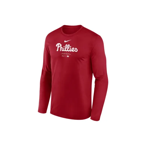 Nike Philadelphia Phillies Authentic Collection Practice T-Shirt Men's Red