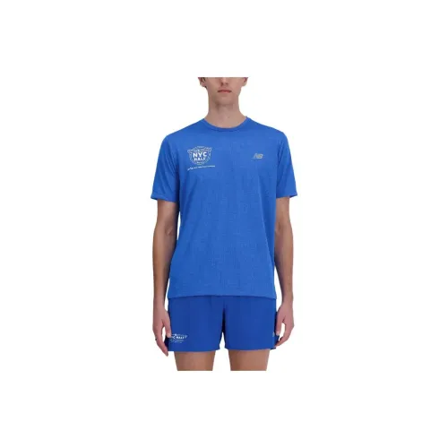 New Balance United Airlines Nyc Half Athletics T-Shirt T-Shirt Men's Blue