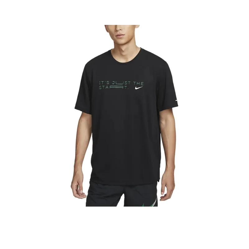 Nike RISE 365 DRI FIT T Shirt Men's Black-0