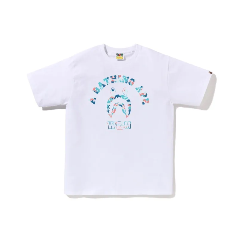 Bape Store Hangzhou Shark College Tee-0