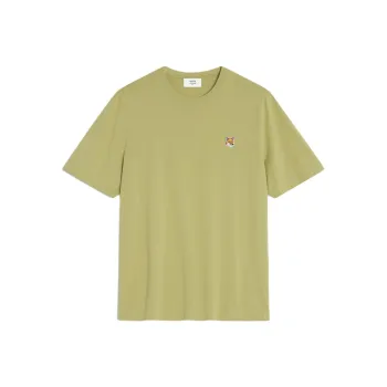 Maison Kitsune Fox Head Patch Crewneck T Shirt
