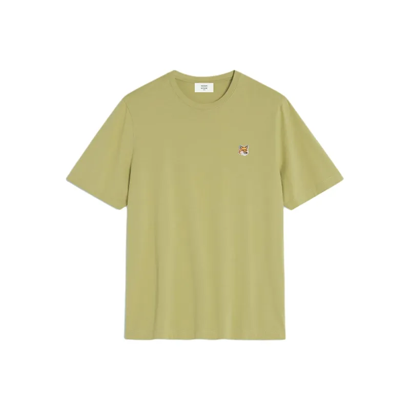 Maison Kitsune Fox Head Patch Crewneck T Shirt-0