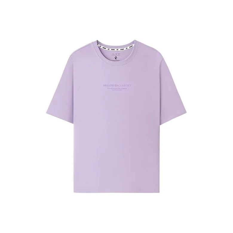 Skechers Sportlife SS25 T Shirt Unisex Lavender/00KC-0