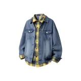 Blue Coat+Yellow Shirt