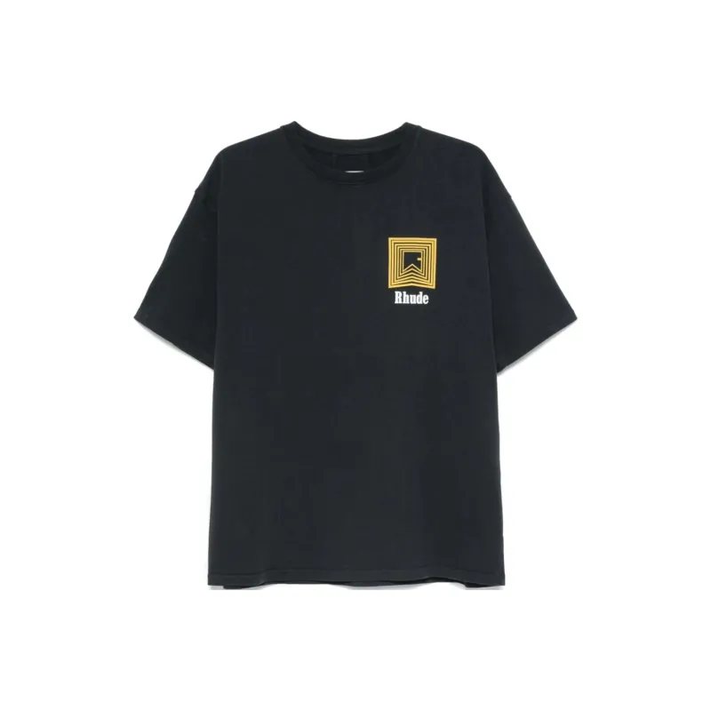 RHUDE Chevron Logo Repeat Tee 'Vintage '-0