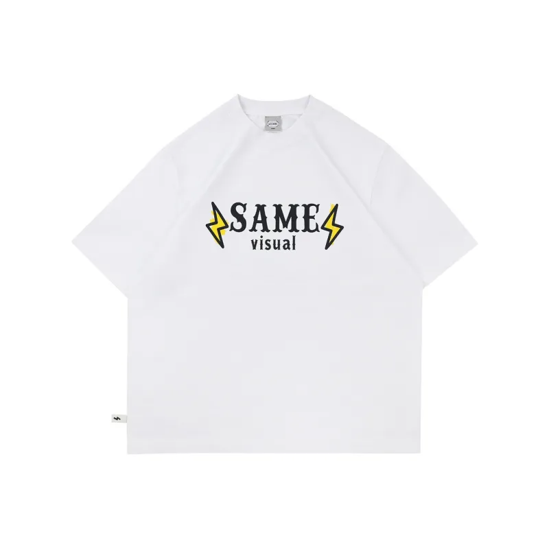 MYSAMESAME T-Shirt Unisex Egg White-0