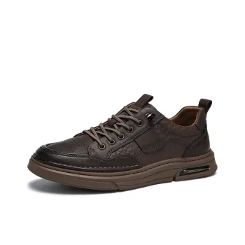 OCEANIA ROO Lightweight Rebound Low Top Casual Shoes Men's Khaki