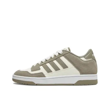 Adidas Rapid Court Anti Slip Wear Resistant Low Top Skateboard Shoes Men's Gray