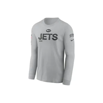 Nike New York Jets Salute To Service Mascot Edge Legend Men's Nike Nfl Long Sleeve T Shirt