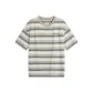 White Gray Green Stripes