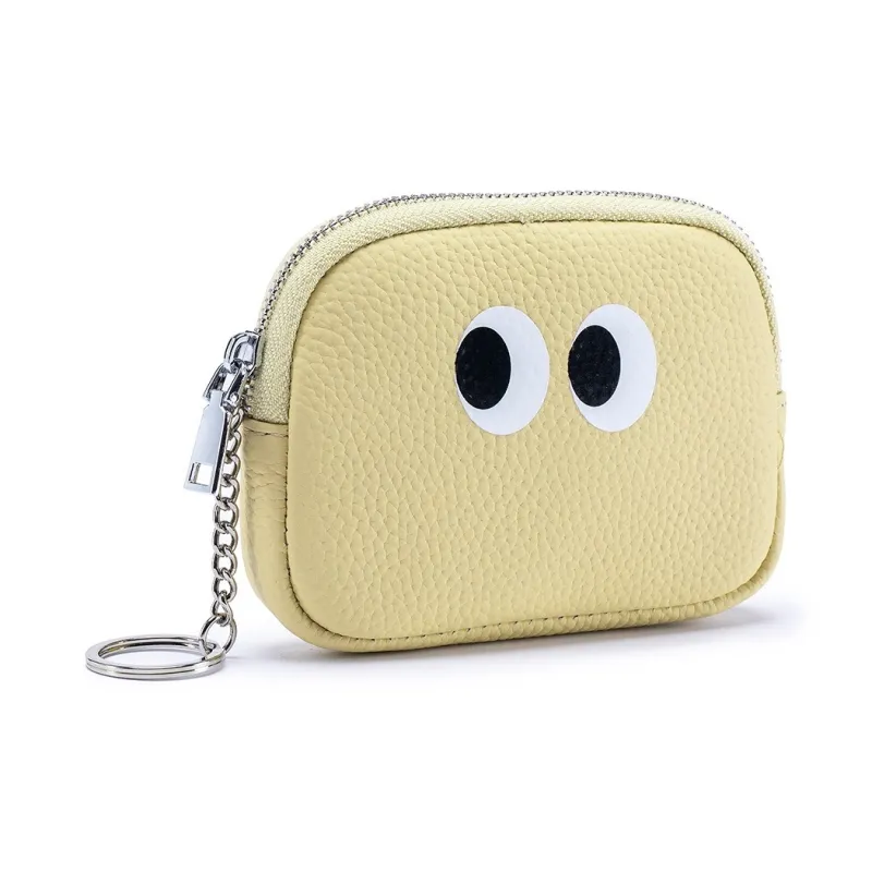 Tong Tong Rabbit Top Grain Cow Leather Coin Purse Women's Multicolor-5