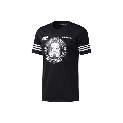 Adidas Neo x XINGQIUDAZHAN LIANMINGKUAN T-Shirt Men's Black