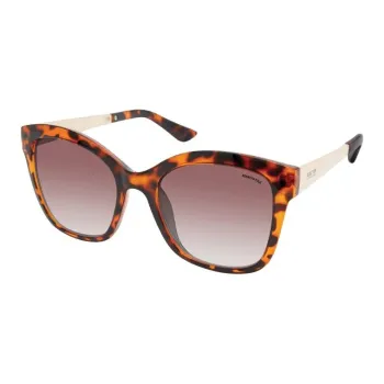 KENNETH COLE Injection Molded Irregular Shape Sunglasses Unisex Gold