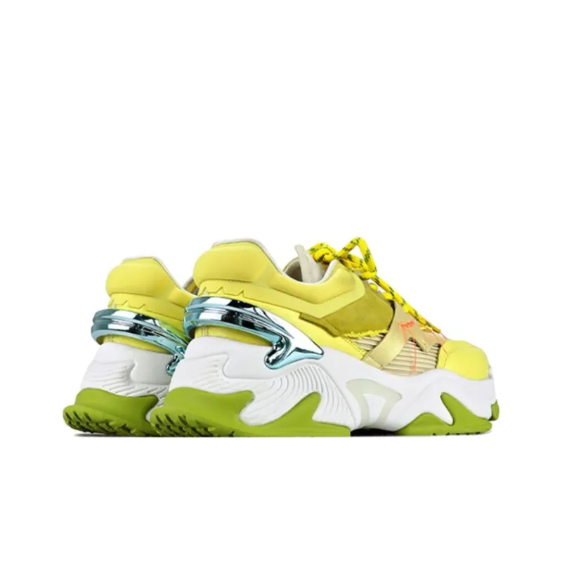 MORRELL MAXIE Low-Top Chunky Sneakers Women's Yellow-3