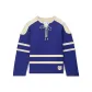 Dark Royal Blue/Natural Linen White