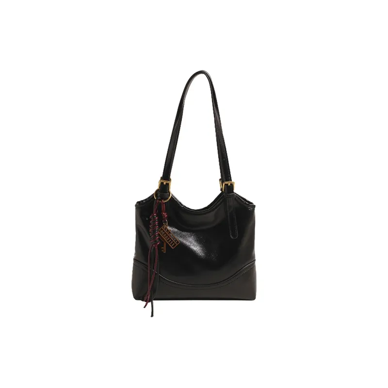 RUIPAI PU Shoulder Bag Regular Women's Black/Coffee/Red/Brown-1