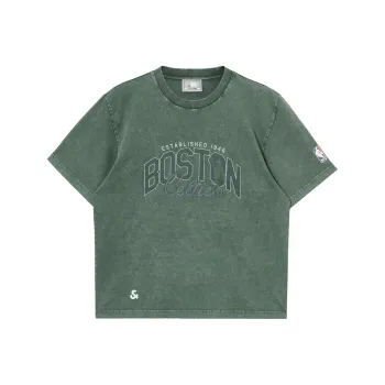 JACK JONES· x NBA JACK & JONES NBA Co brand Spring Summer T Shirt Men's Field Green