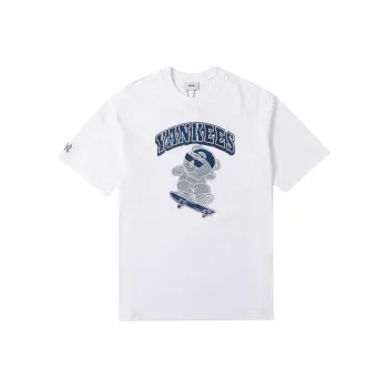 MLB New York Yankees T Shirts Unisex Ecru
