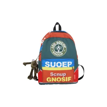 Yalu Oxford Backpack Regular Unisex Jasper/Joker/Bubble Bobble/Pirate/Wine Bottle