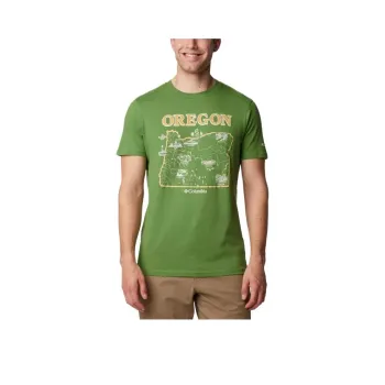 Columbia Sunbreak OREGON T-Shirt Men's Green