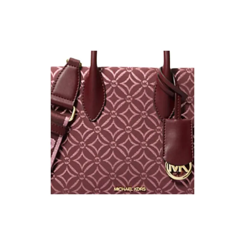 MICHAEL KORS Mirella Polyester Tote Bag Shopping Bag Shoulder Bag Crossbody Bag Handbag Small Size Women's Fuchsia-2