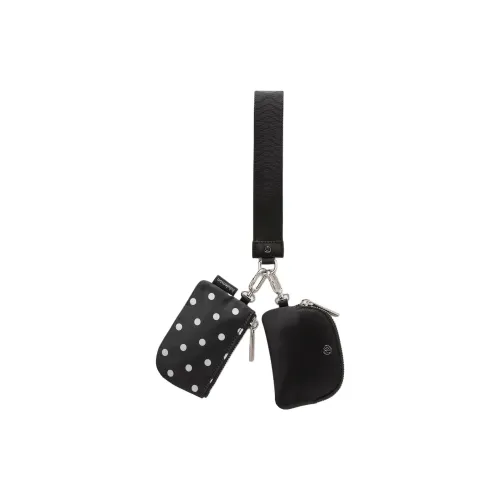 Lululemon Nylon Coin Purse Women's Black & White
