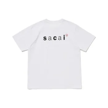 Sacai Logo print T shirt