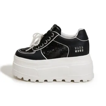 Milan Love Song Wear Resistant Lightweight Height Increasing Low Top Casual Shoes Women's
