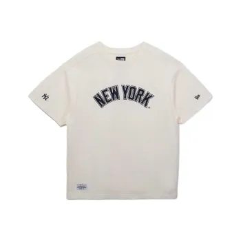 New Era T Shirts Unisex Ivory White