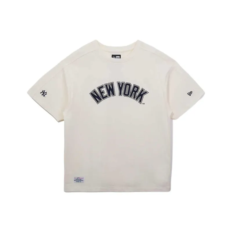 New Era T Shirts Unisex Ivory White-0