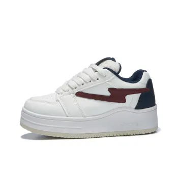 Little Red Man Low Top Skateboard Shoes Women's