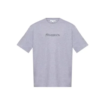 JW Anderson Flocked Logo Crewneck T Shirt