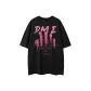 Black T-Shirt-Ghost Letter Small Back