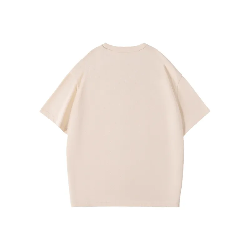 Cotton Gene Drop Shoulder Sleeve T Shirt Women's-4