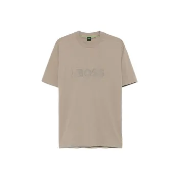 HUGO BOSS Logo embroidered T shirt