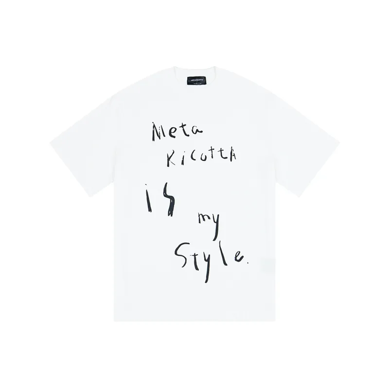 METARICOTTA T Shirt Unisex White-0