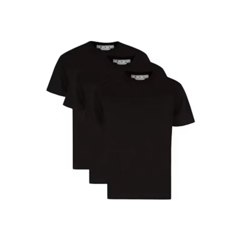 OFF WHITE Hand Logo Slim Fit Tees Tripack-0
