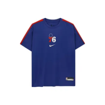Nike x NBA 76ers T Shirt Unisex Blue