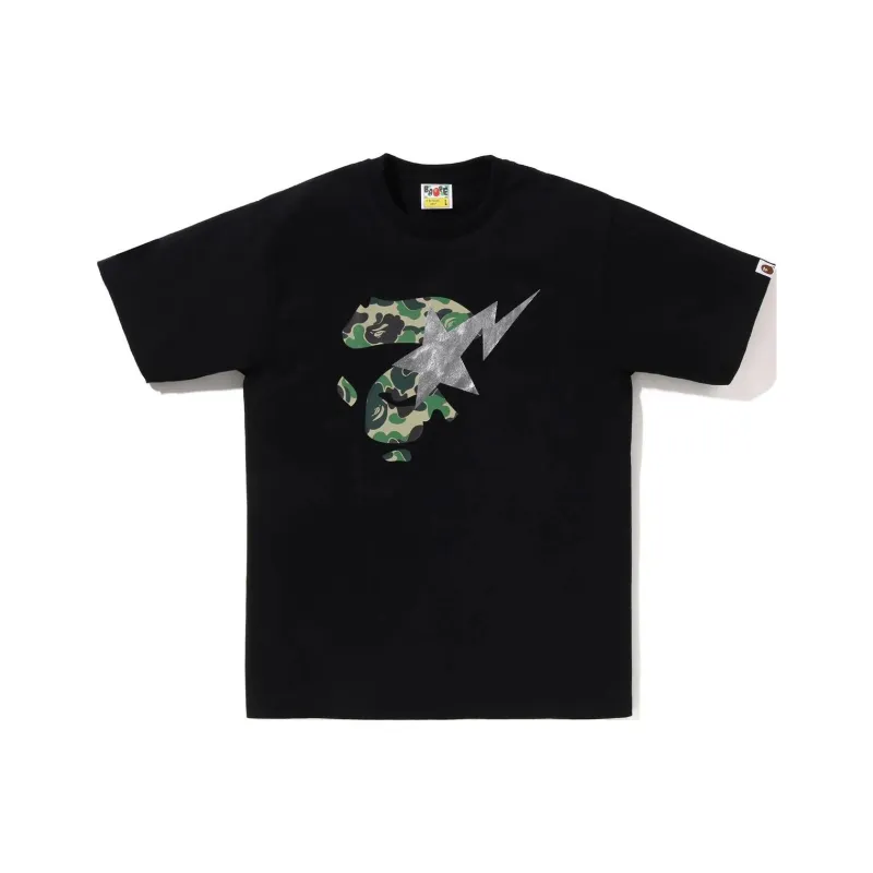 A BATHING APE ® Abc Camo Ape face Sta T shirt-2