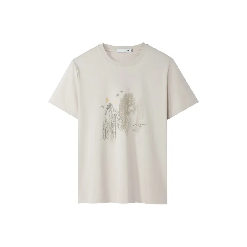HLA The Mountain Is Not In The High Series T-Shirt Men's-3