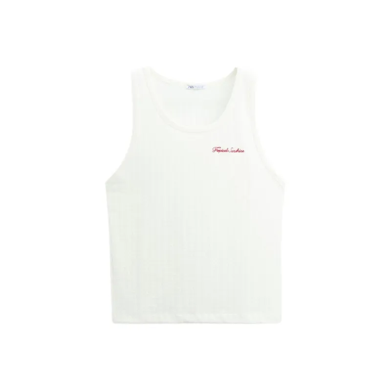 ZARA T-Shirts Men White-0