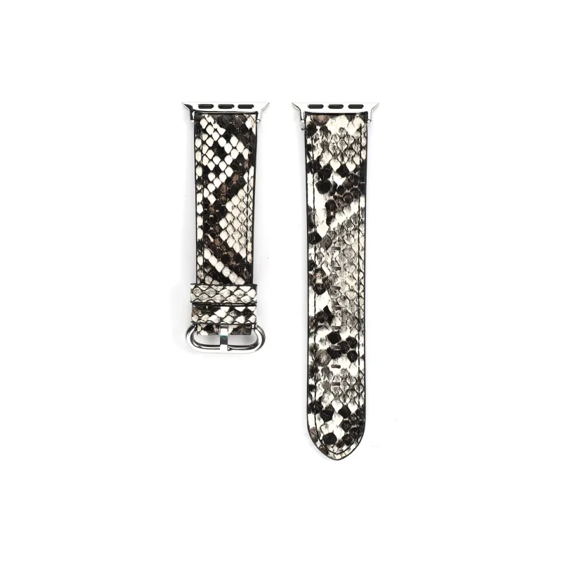 Antey Watch Bands Apple Compatibility 200mm Snake Skin Leather Material-0