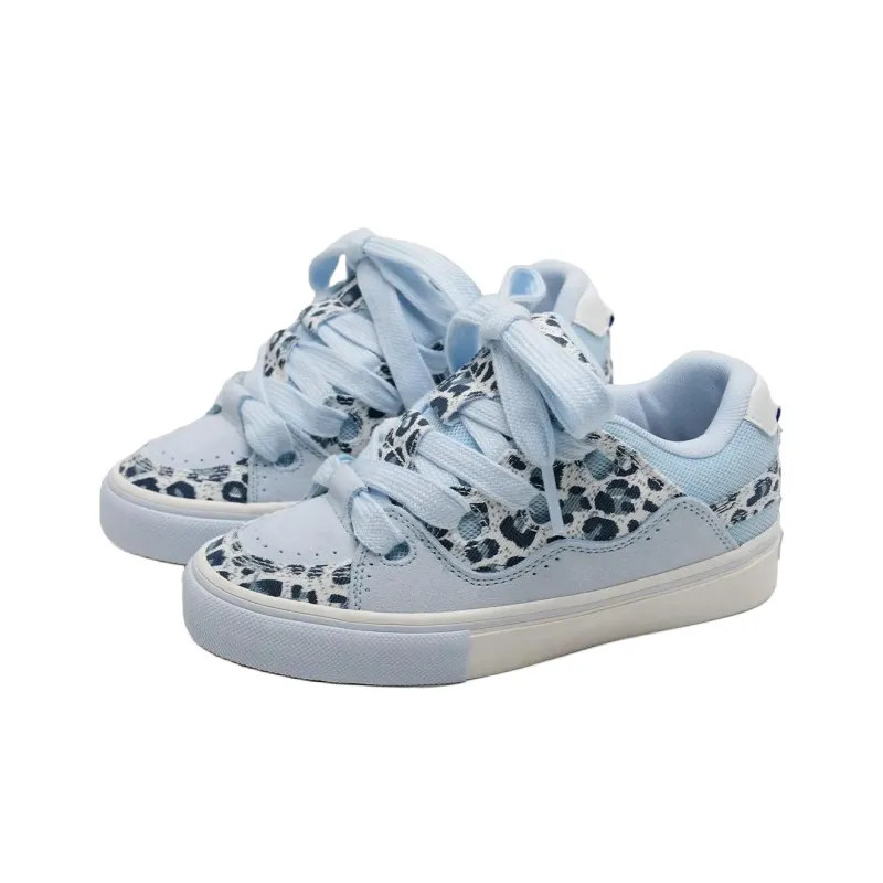 T628 Classic Vintage Puffy Shoes Abrasion Resistant Lightweight Slip Resistant Low Top Skateboard Shoes Women's-15