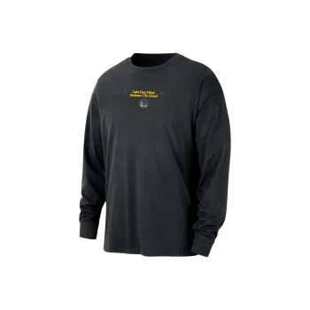 Nike Golden State Warriors Courtside Men's Nike Nba Max90 Long Sleeve T Shirt